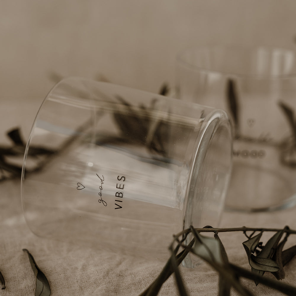 Verre à eau Mood noir en lot de 2