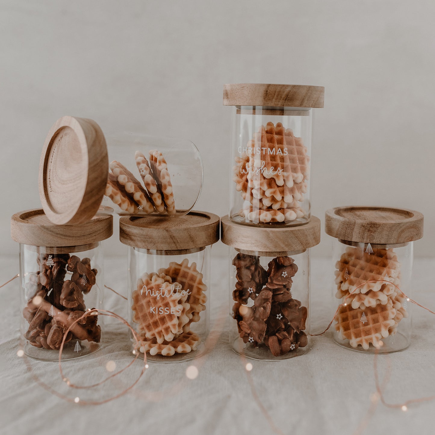 Mini Vorratsgläser Christmas im 6er Set | Eulenschnitt 