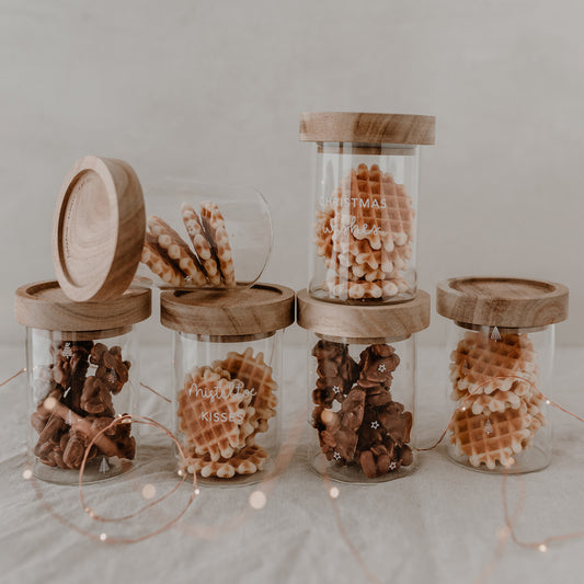 Mini Vorratsgläser Christmas im 6er Set | Eulenschnitt 