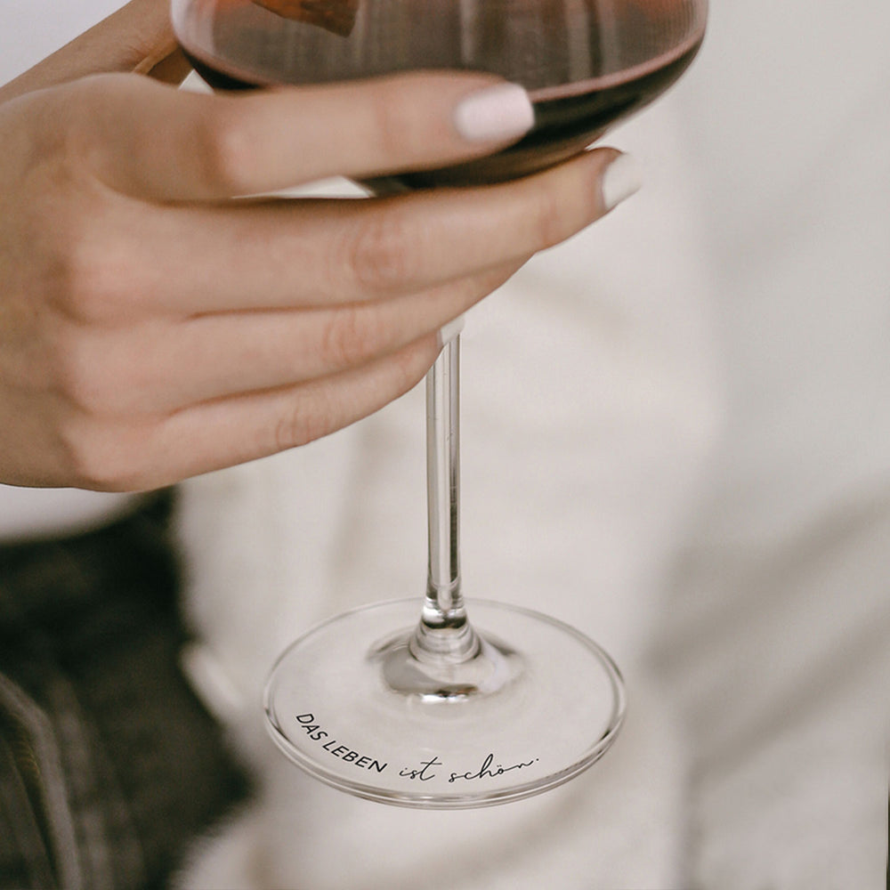 Verre à vin Das Leben ist schön 490ml