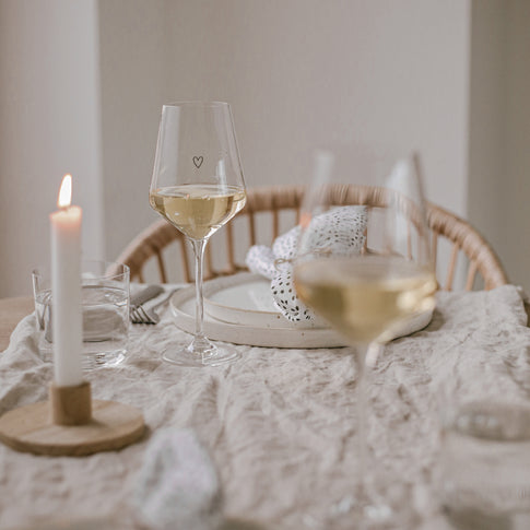 Verre à vin coeur 390ml