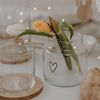 Vase aus Glas mittel Herz