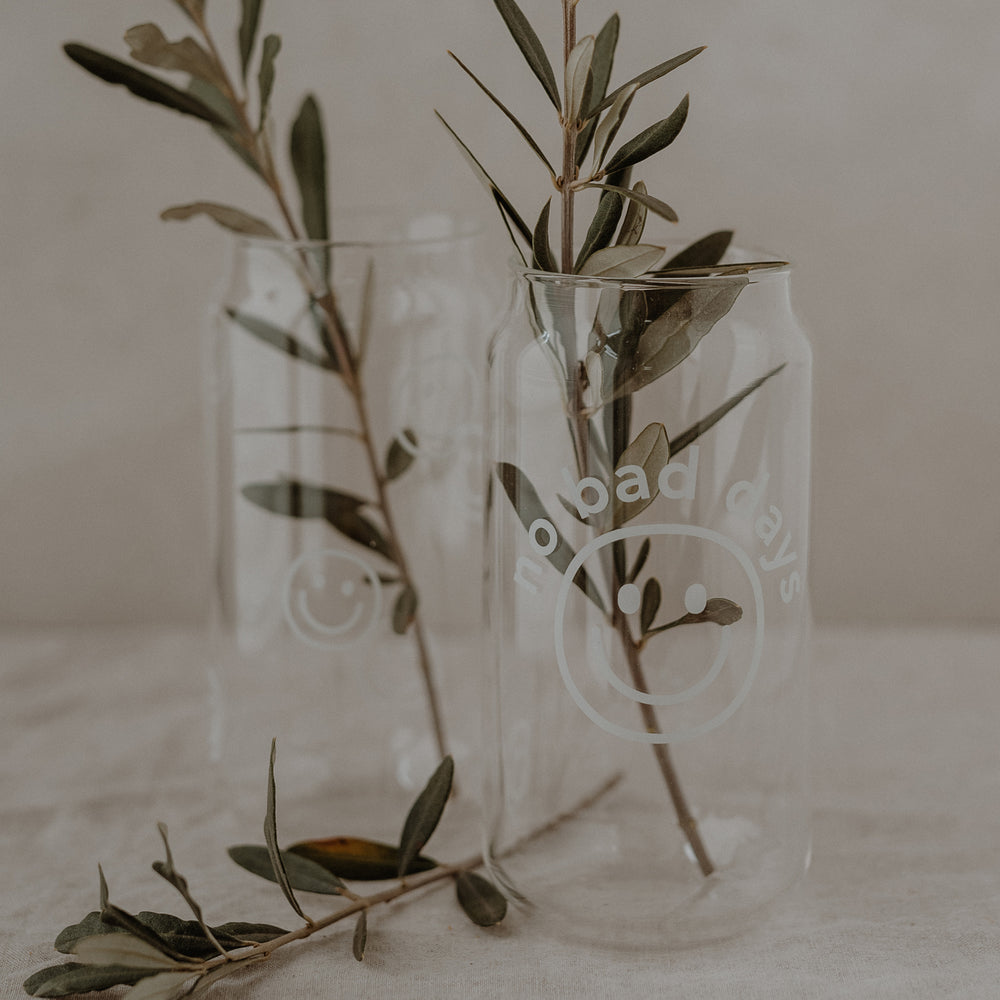 Hohes Trinkglas No Bad Days | Eulenschnitt 