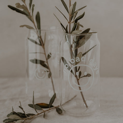 Hohes Trinkglas No Bad Days | Eulenschnitt 