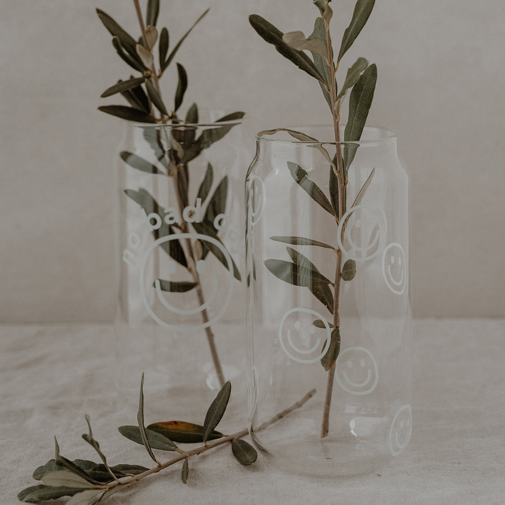 Hohes Trinkglas Smileys | Eulenschnitt 