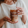 Grand verre à boire Coffee Lover