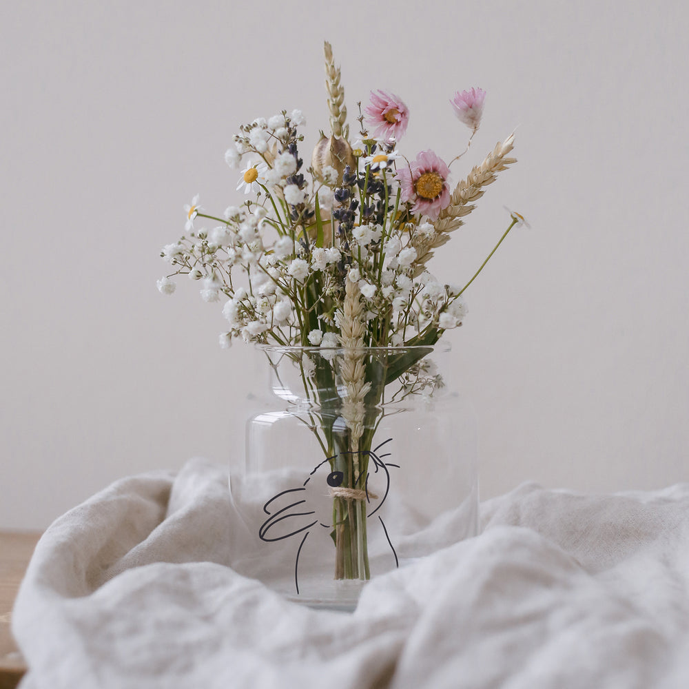 Vase en verre lapin Hase