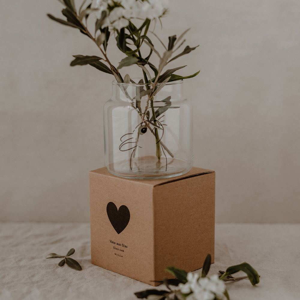 Vase en verre lapin Hase