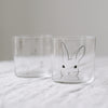 Verre à boire lapin noir