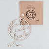 Couronne en bois Lebe Liebe Lache