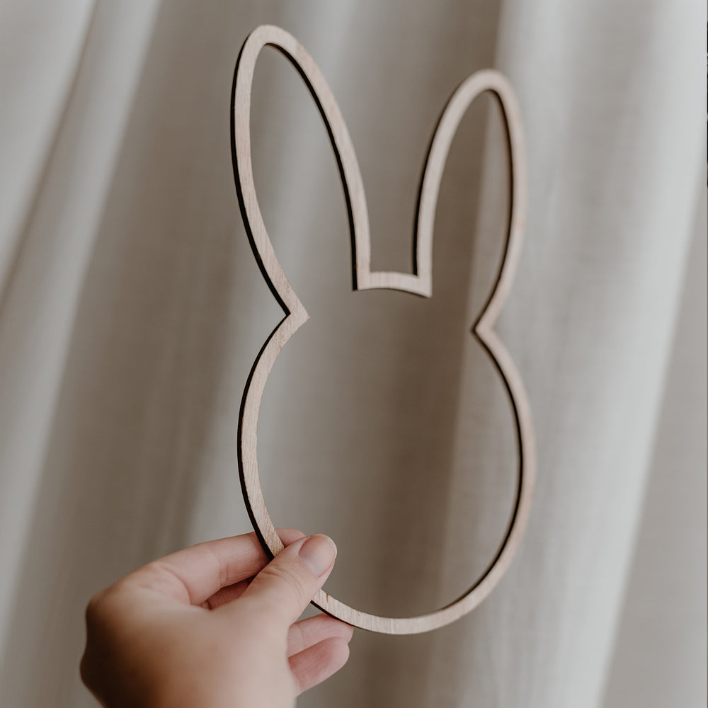 Couronne en bois Lapin Nature