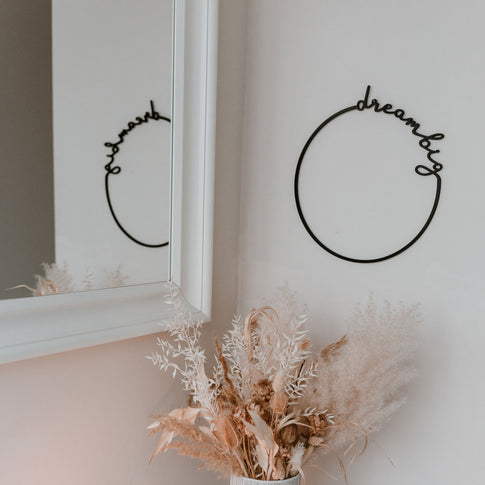 Couronne en bois Dream Big