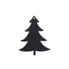 Pendentifs en bois sapin noir en lot de 8
