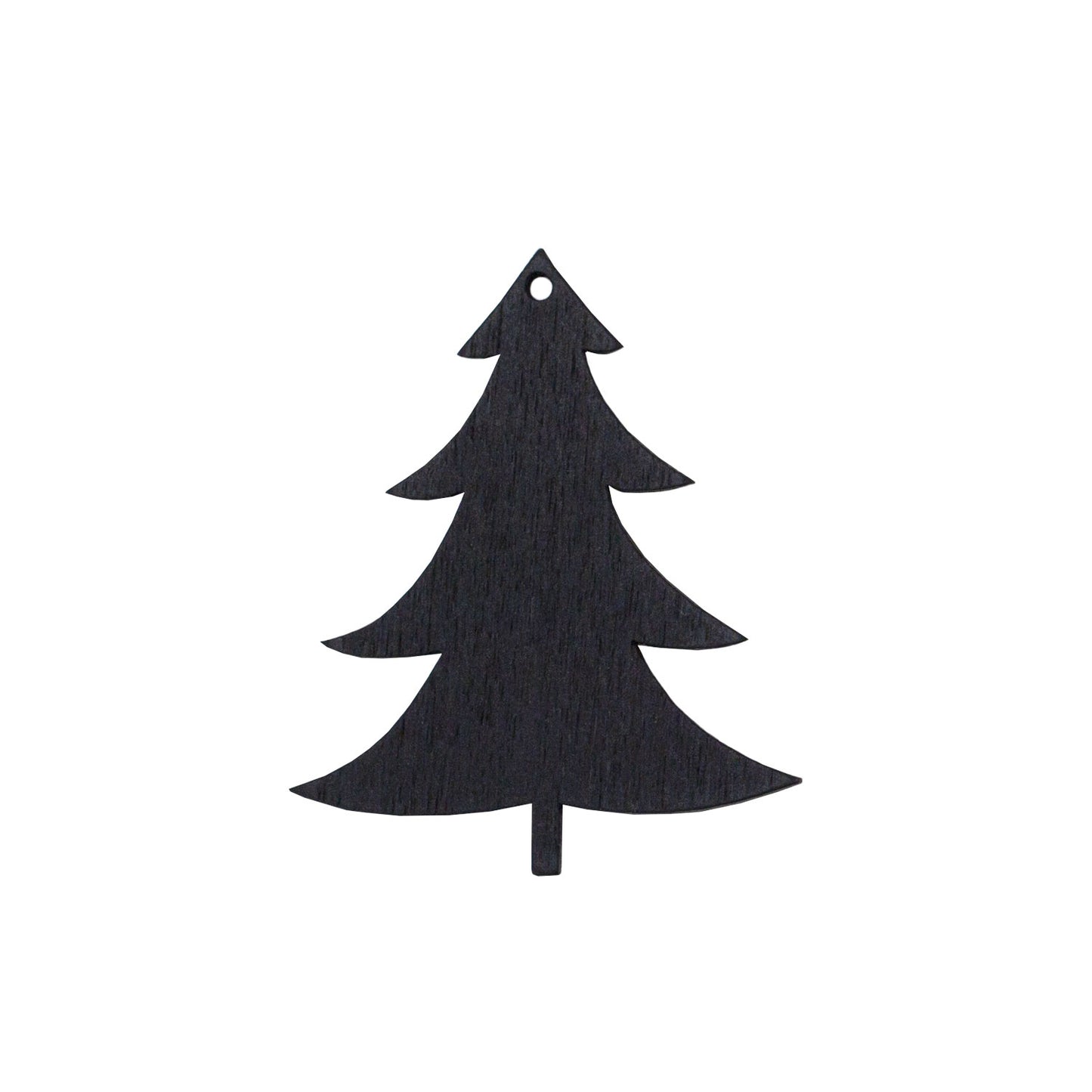 Pendentifs en bois sapin noir en lot de 8