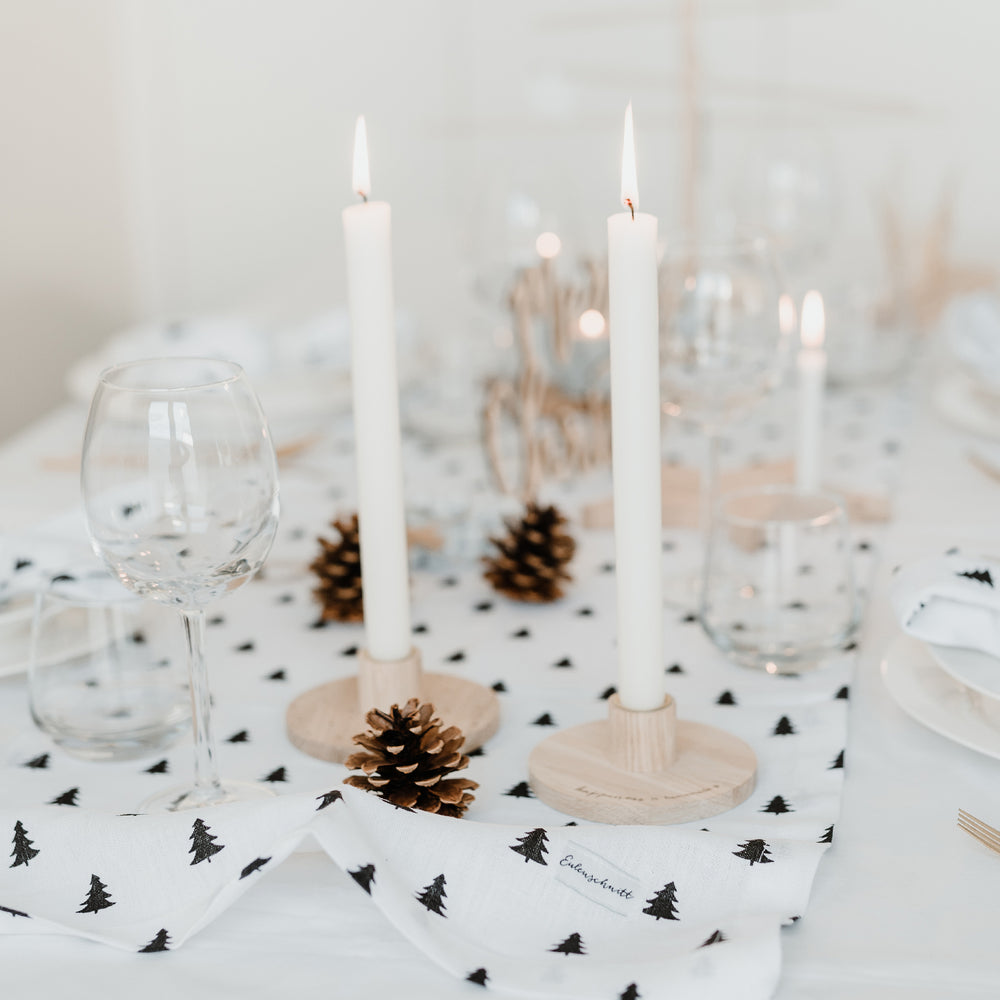 Bougeoir Happiness en chêne