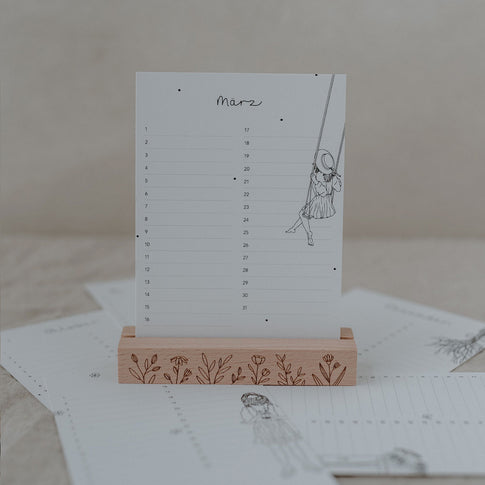 Calendrier de table Anniversaires Demoiselle d'honneur