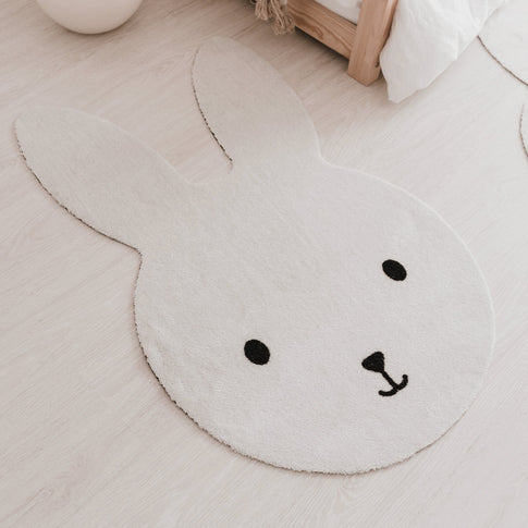 Tapis enfant lavable lapin