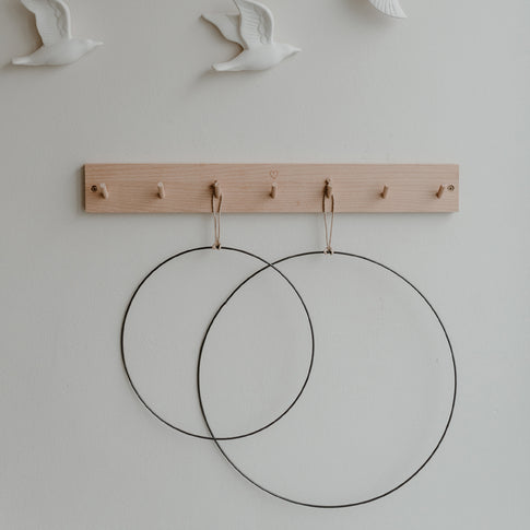 Couronne en métal Cercle en lot de 2