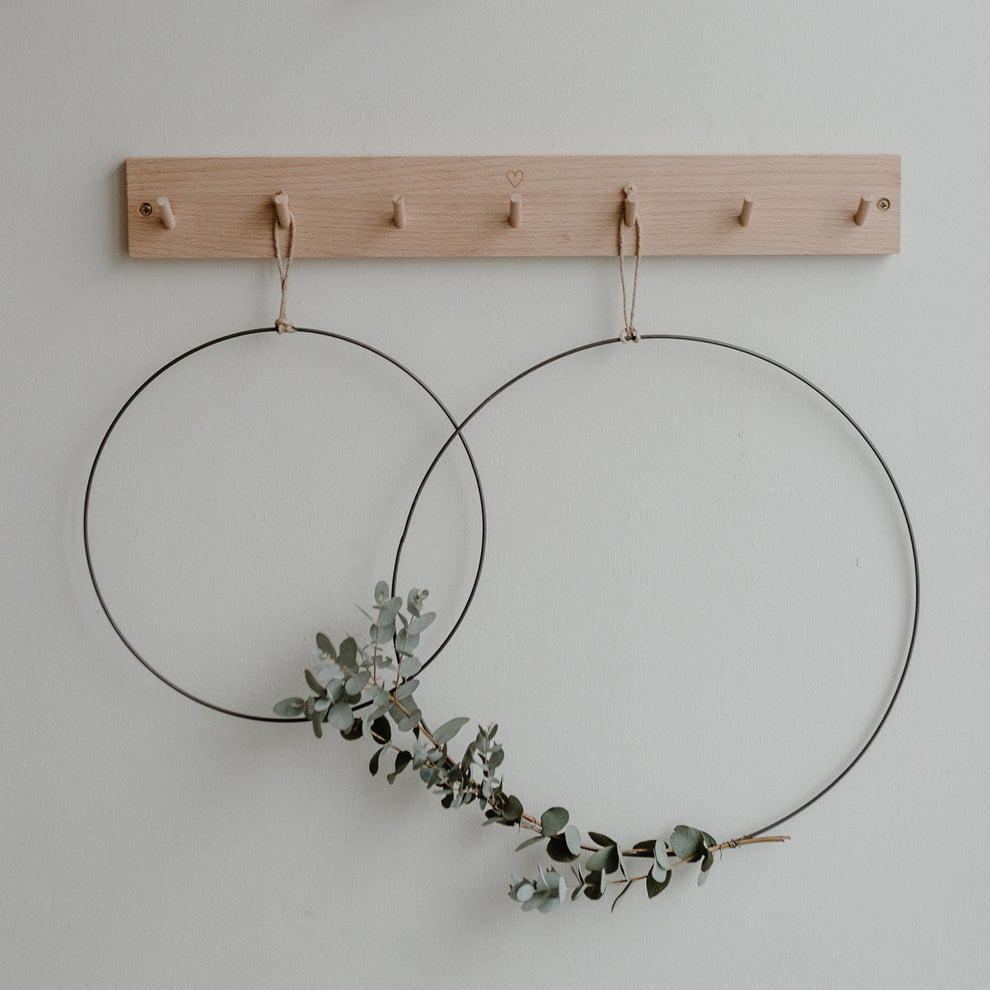 Couronne en métal Cercle en lot de 2