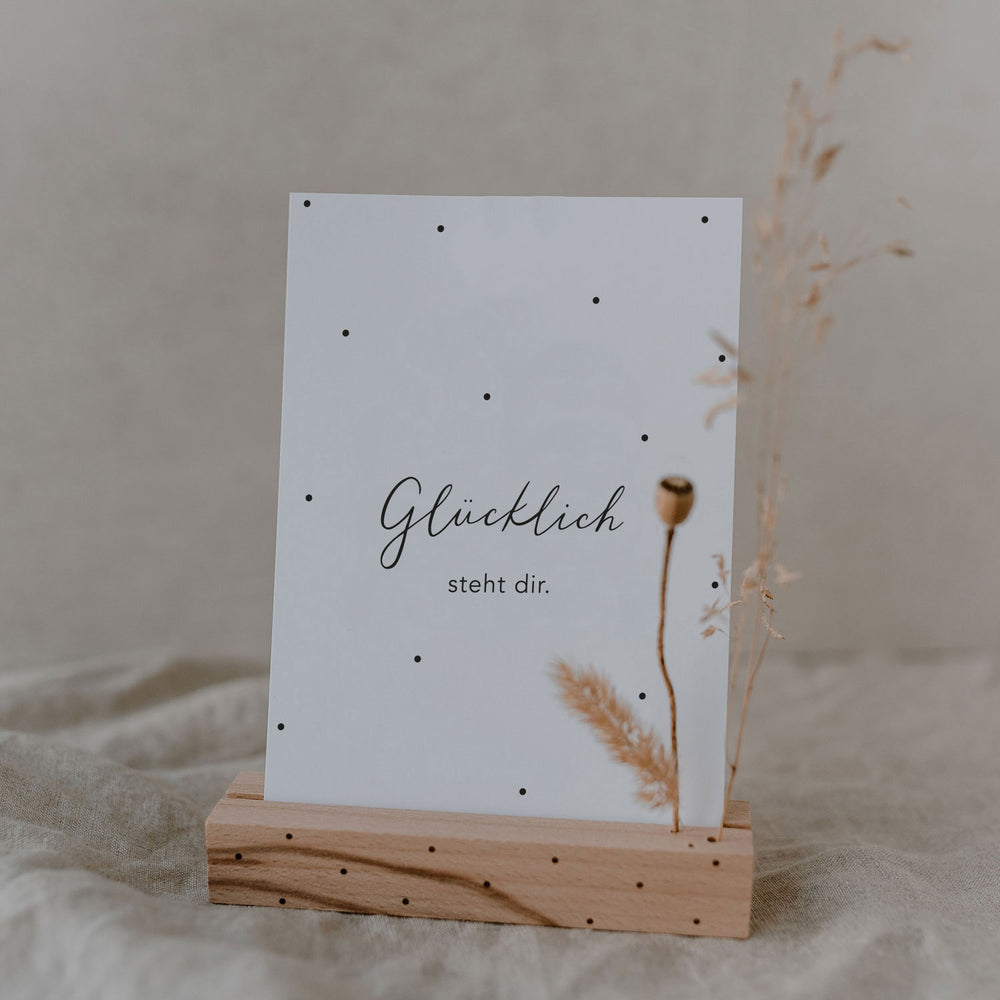 Cartes  Glücklich en lot de 6