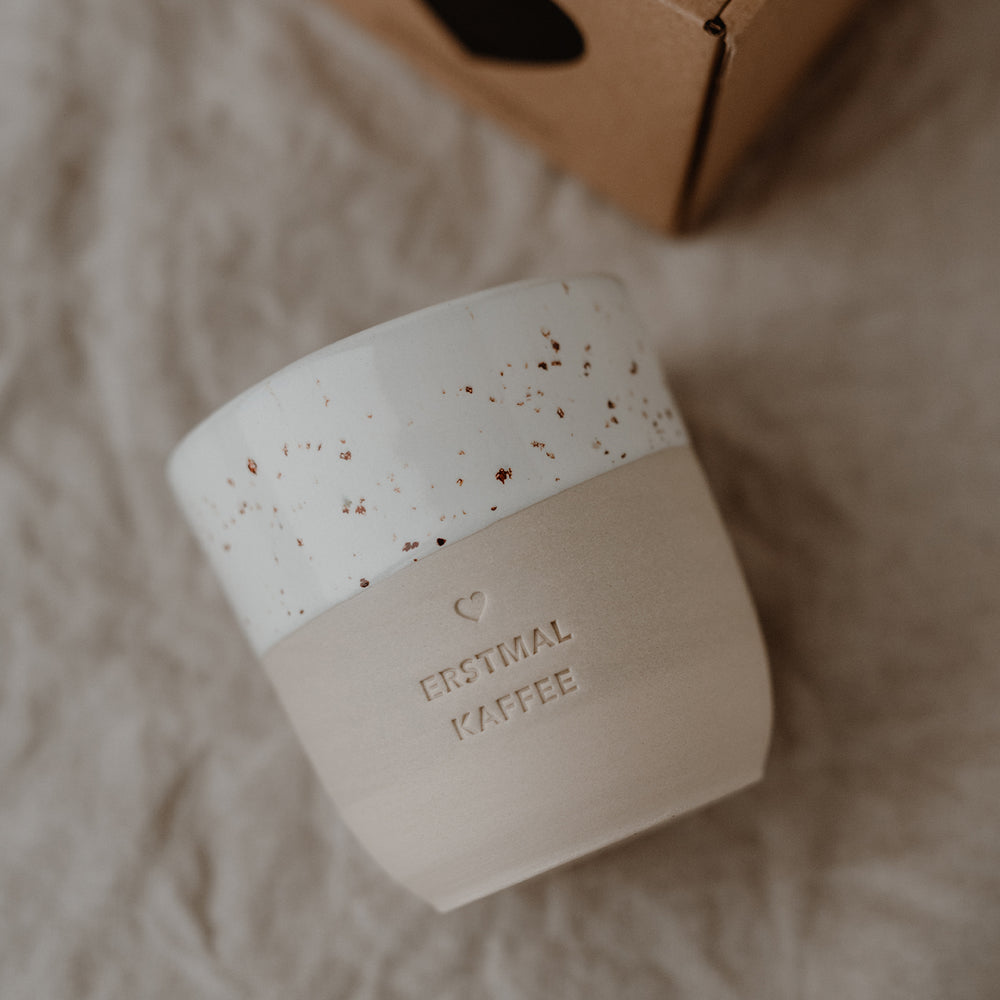 Gobelet en grès Erstmal Kaffee