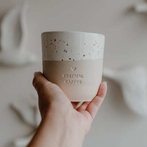 Gobelet en grès Erstmal Kaffee