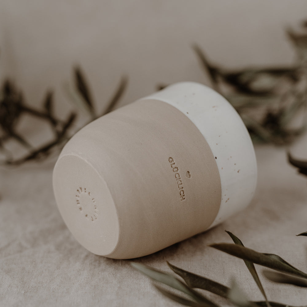 Becher Glücklich | Eulenschnitt 