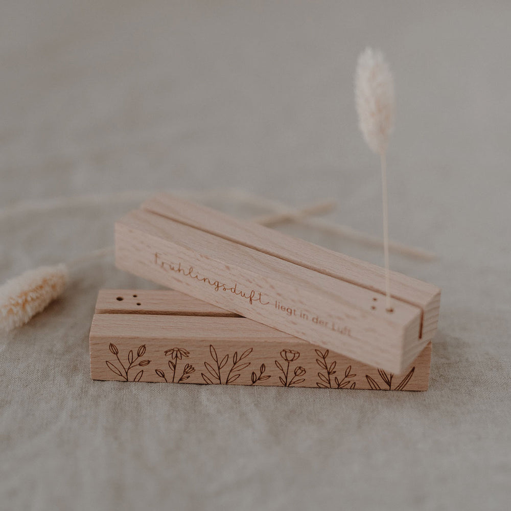 Carte de printemps et support de fleurs séchées en lot de 2