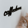 Lettrage en relief en bois Coffeelover