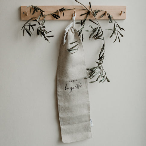 Sac à baguette en lin