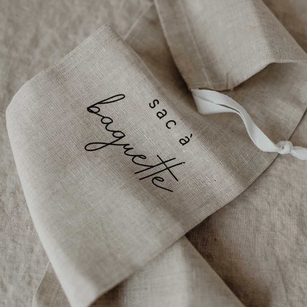 Sac à baguette en lin