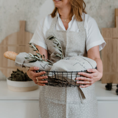 Tablier en lin Hilde