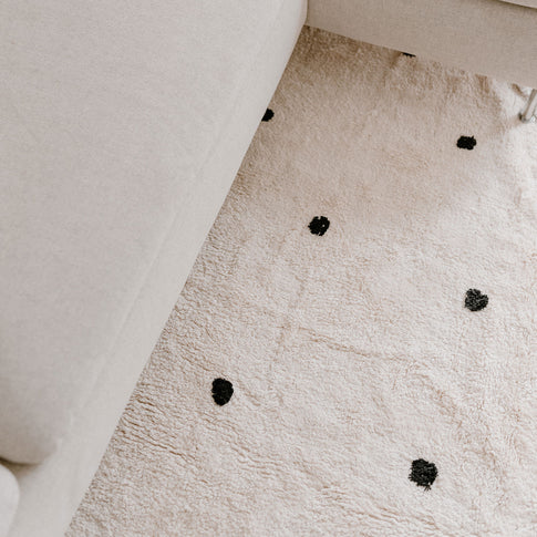 Tapis à pois 140 x 200