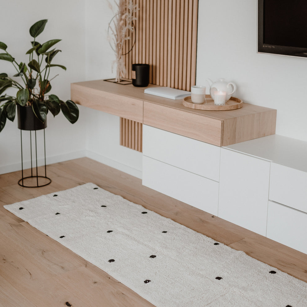 Web carpet runner dots 200x70cm