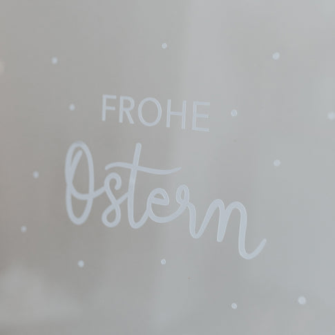 Autocollant mural "Frohe Ostern/Joyeuses Pâques"
