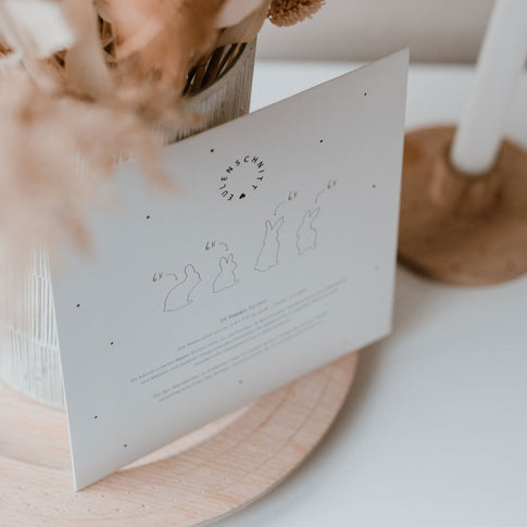 Autocollants muraux lapins blanc