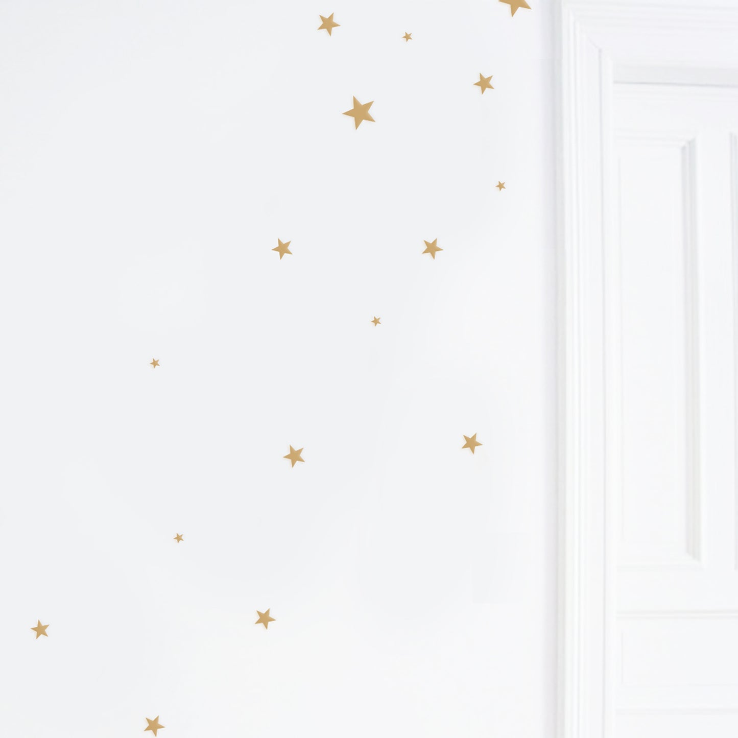 Sticker mural étoiles dorées